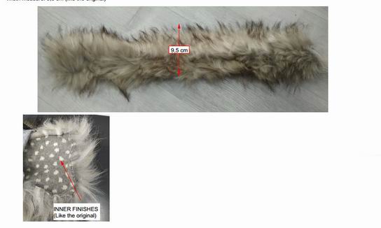 做了2年的仿貉子毛領(lǐng)樣品，關(guān)振一上午做出來了-714
